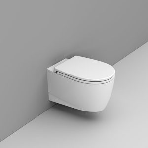 Конзолна (ѕидна) WC школка, со плакнење од 4,5 литри, наменета за монтажа со соодветни вградени (ѕидни) казанчиња со носачи.